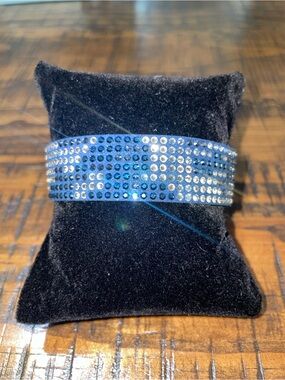 Blue Wrap Bracelet- Touchstone by Swarovski